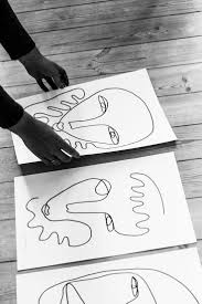 Christiane Spangsberg By Naomi Akvama Line Art Drawings Art Drawings Art