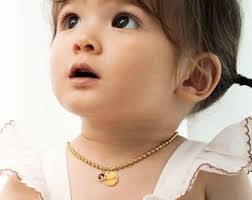 Little Girl Initial Necklace Toddler Flower Girl Proposal Gift Handmade  Jewelry for Baby Girl Necklace Birthday Gift for Daughter