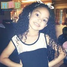 It can either touch the shoulder or you can keep it about half an inch above the shoulder. Beautiful Little Girl With Long Curly Hair Mixed Kids Hairstyles Beautiful Little Girls Curly Hair Baby
