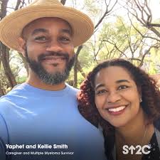 When Kellie was diagnosed with multiple myeloma, her high school sweetheart  and husband, Yaphet “wanted to do anything possible to help find a cure.”  To contribute to research and give his family