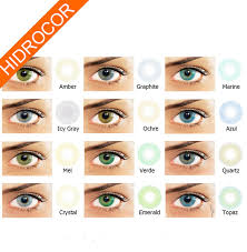 amber hidrocor colored contact lenses