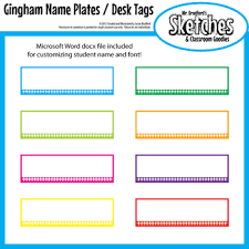 Logo nameplates are uv printed in full color on clear glossy acrylic. Name Plate Template For Desk