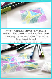 Marker Prints A Super Easy Art Project With Impressive Results The Kitchen Table Classroom Easy Art For Kids Easy Art Projects Simple Art