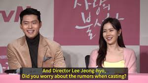 The drama sounds like it will be like a bones but for the criminal profiler genre rather than the forensic anthropology field, and i'm such a procedural nerd i love it all as. Eng Hyun Bin Son Ye Jin Talk About Their Chemistry In Crash Landing On You Press Conference Youtube