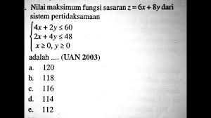 Check spelling or type a new query. Cara Mudah Menentukan Nilai Maximum Atau Minimum Program Linear Youtube