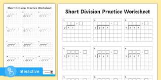 year 5 maths division short division interactive pdf