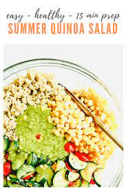 Easy Healthy Summer Quinoa Salad Recipe My Everyday Table Recipe Quinoa Salad Quinoa Recipes Healthy Recipes