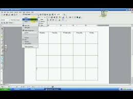 Microsoft Word Making A Table Chart Youtube