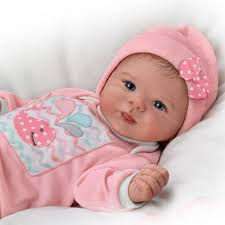 Violet Parker Lifelike Baby Girl Doll Ashton Drake Little Squirt So Truly  Real