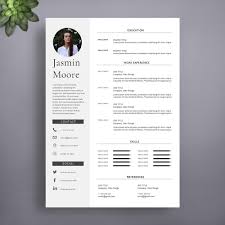 That means you need to have a clean, well thought out, and to the point cv website. 1 Page Professional Cv Template Instant Download Cvtemplatestore Co Uk