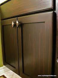 Refinish Cabinets Without The Refinish Hassle By Using Gel Stain And Lightly Sanding Fox Home Design Refinishing Cabinets Home Diy Bath Cabinets