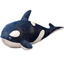 Elainren Giant Blue Whale Plush Gray Shark Stuffed Animals Toy 43 3inch Large Soft Hugging Shark Pillow Shark Stuffed Animal Whale Stuffed Animal Whale Plush