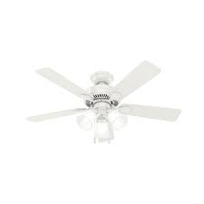 White glass panels white glass panels. Hunter Fan 44 Swanson 5 Blade Standard Ceiling Fan With Pull Chain And Light Kit Included Reviews Wayfair