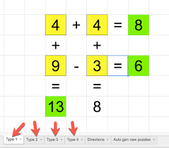 Math Puzzles With Google Sheets This Is Brilliant Maths Puzzles Teacher Tech Math Apps