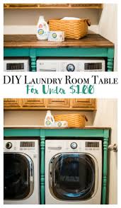 Diy An Oversized Table For The Laundry Room For Under 100 Major Hoff Takes A Wife Family Recipes Travel Inspiration Laundry Room Tables Laundry Room Diy Laundry Table