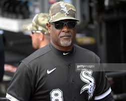 First Base Coach Daryl Boston of the Chicago White Sox looks
