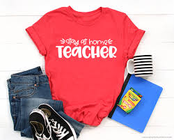 Download Stay At Home Teacher Shirt With Free Homeschool Cut Files Artsy Fartsy Mama