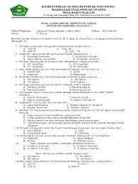 Soal ujian sekolah tik xii a. Contoh Soal Ujian Madrasah Tsanawiyah Masnurul