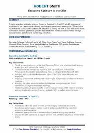 Executive Assistant To The Ceo Resume Example Administrative Assistant Resume Executive Assistant Resume Summary