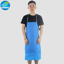 Salon Blue Plastic Aprons Cpe Aprons For Beauty Salon China Salon Cpe Aprons And Blue Plastic Aprons Price Made In China Com