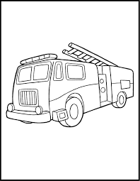The online me in f. Coloring Pages Fire Truck Dibujo Para Imprimir