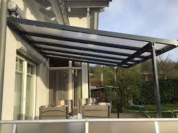 Terrassendach Carport Bausatz Typ A 3000x3000mm Anthrazit Grau Terrassendach Terrassen Dach Pool Schuppen