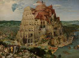 God judged them by dividing the single language into multiple language families. Tower Of Babel Wikipedia
