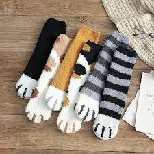 Enjoy fast delivery, best quality and cheap price. Cute Cat Claw Socks Warmyard