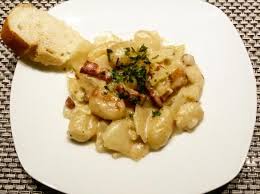 Weisskohl Gnocchi Pfanne Rezept Rezepte Lebensmittel Essen Hauptgericht