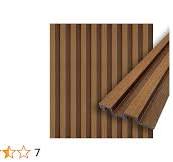 Concord - Paneles de pared 3D, listones de madera sintética, nogal marrón,  panel de listones impermeables, 94.5 x 4.8 pulgadas cada uno, 17.7 pies ...