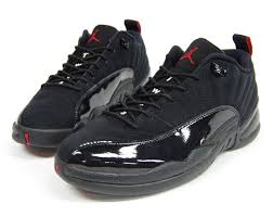 Jordan 12 Black Red White Air Jordan Retro 12 Low Black Patent Varsity Red Detailed Photos Air Jordans Retro Air Jordans Jordan Retro 12