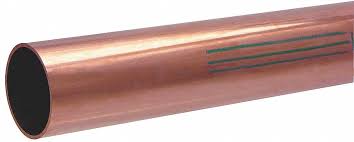 A fourth type, dwv (for drain waste vent) is sold only in drawn temper and insizes from 1¼ inch to 8 inches. Mueller Industries 10 Ft Hard Straight Copper Tubing 1 5 8 In Outside Dia 1 5 In Inside Dia 4wtr8 Kh14010 Grainger