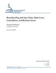 Here's a sample policy that covers pay, benefits, and more. Breastfeeding And Jury Duty State Laws Court Rules And Related Issues Everycrsreport Com