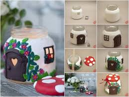 Einwegglaser Und Fimo Konnen In Kombination Eine Schone Diy Windlichtidee Ergeben Diy Craft Projects Einmachglaser Basteleien Bastelideen