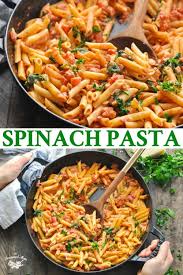 Spinach Pasta Recipe In 2020 Vegetarian Pasta Recipes Spinach Pasta Spinach Pasta Recipes