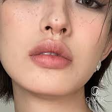 14K Solid Gold Crescent Horseshoe Septum Ring