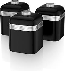 Check spelling or type a new query. Storage Jars Canisters Home Kitchen Tower T826015b Kitchen Storage Canisters Steel Glitz Range Tea Coffee Sugar Set Of 3 Noir