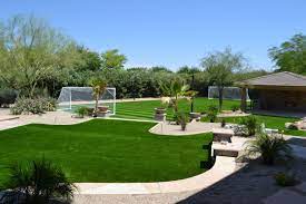 Goal How About A Soccer Field In Your Backyard Visit Paradisegreens Com For A Free Estimate Backyard Backyard Sports Backyard Landscaping Designs