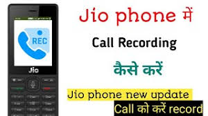 How To Record Call In Jio Phone Jio Phone Me Call Recording Kaise Karen Youtube