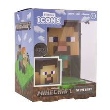 Minecraft building designs craft minecraft cool minecraft creations construction minecraft minecraft banner designs easy minecraft houses steve minecraft minecraft anime minecraft stuff minecraft drawings funny wood signs cute characters fictional characters eye candy indie. Officially Licensed Minecraft Merchandise Paladone Minecraft Steve Icon Light Kids Room Decor Home Kitchen Prb Org Af