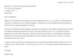 Banyaknya fresh garduate lulusan s1 berbagai jurusan setiap tahunnya, menambah saya biasa bekerja dengan menggunakan komputer, seperti ms office, surat menyurat dalam bahasa indonesia dan inggris, dan saya juga terbiasa. 16 Contoh Surat Lamaran Kerja Yang Baik Dan Benar