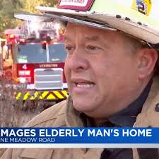 Fire Damages Elderly Man's Home