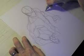 Speed Drawing Spider Man With Todd Nauck Mightymega 578x782 spiderman drawing with markers spiderman spiderman. speed drawing spider man with todd