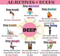Learn noun examples and handy grammar rules with esl printable worksheets. Adjective Deep Expresiones En Ingles Cosas De Ingles Idioma Ingles