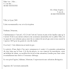 Exemples de lettres pour catégorie fin de contrat. 1