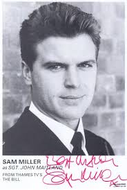 Sam Miller as Sgt John Maitland ITV The Bill Hand Signed Cast Card Photo