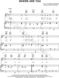 Bmcit would never come out right and. Jimmy Mchugh Where Are You Sheet Music In G Major Transposable Download Print Sku Mn0075667
