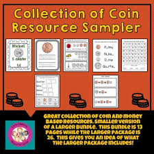 Coin Money Resource Collection Sampler By Early Childhood Resource Center In 2020 Family And Consumer Science Busy Teacher Math Materials