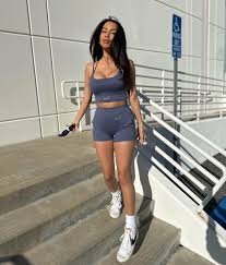 Remember when it wasn't raining in LA?? 🫠 “Work it out” set is available  at BaeBeeShop.com 🐝