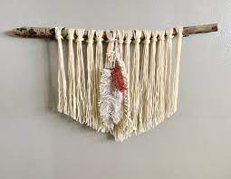 Maybe you would like to learn more about one of these? Tassel Wall Hanging Diy Woodland Nursery Decor Six Clever Sisters
